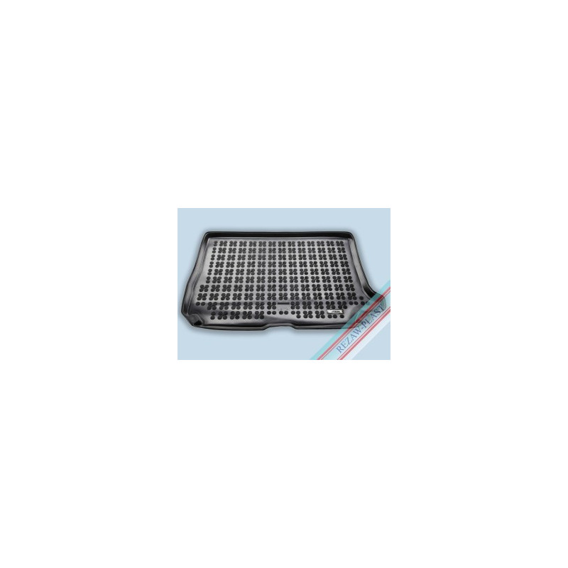 Trunk mat, rubber (FOR YOUR CAR BRAND) - Black