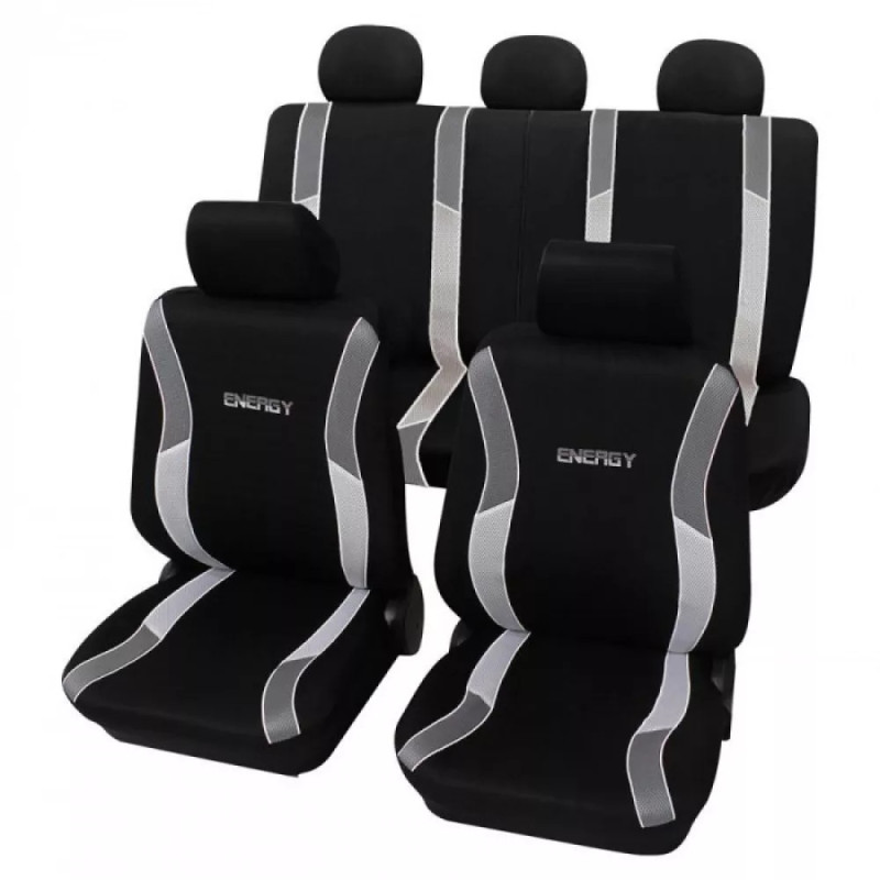 Car seat cover Energy Black / White / Gray