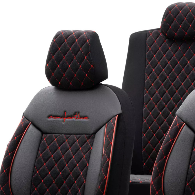 Car seat cover CMV-231 Black / Red