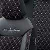 Car seat cover CMV-232 Black / White