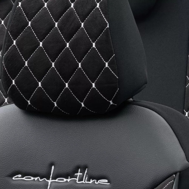 Car seat cover CMV-232 Black / White