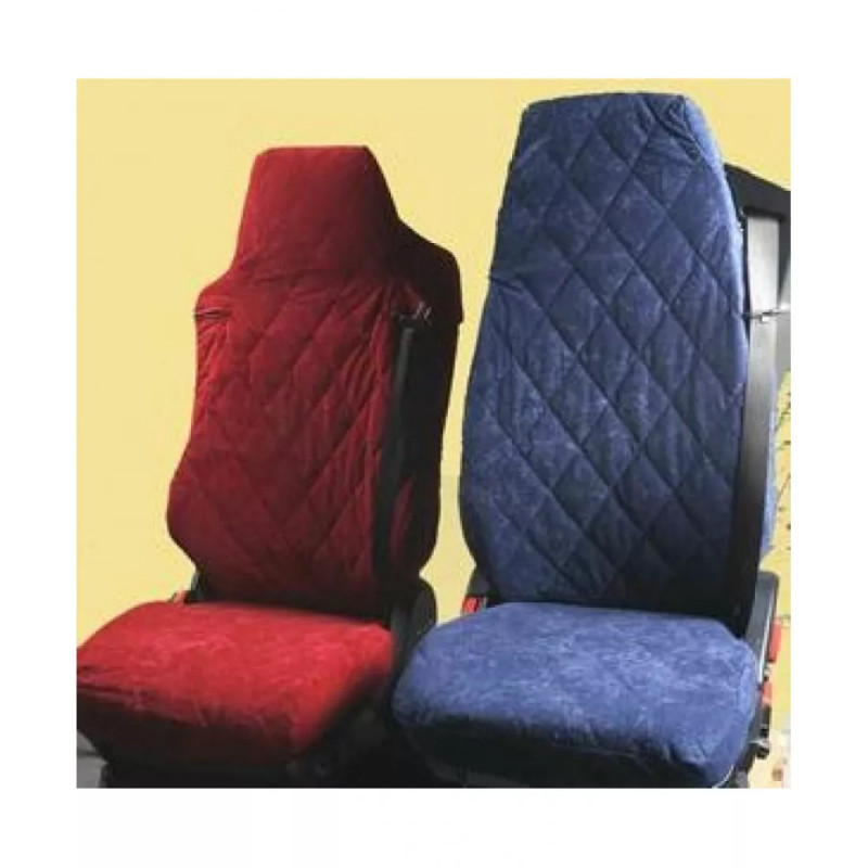 Universal seat cover velvet (NEW ANNA) Model 1 - Blue