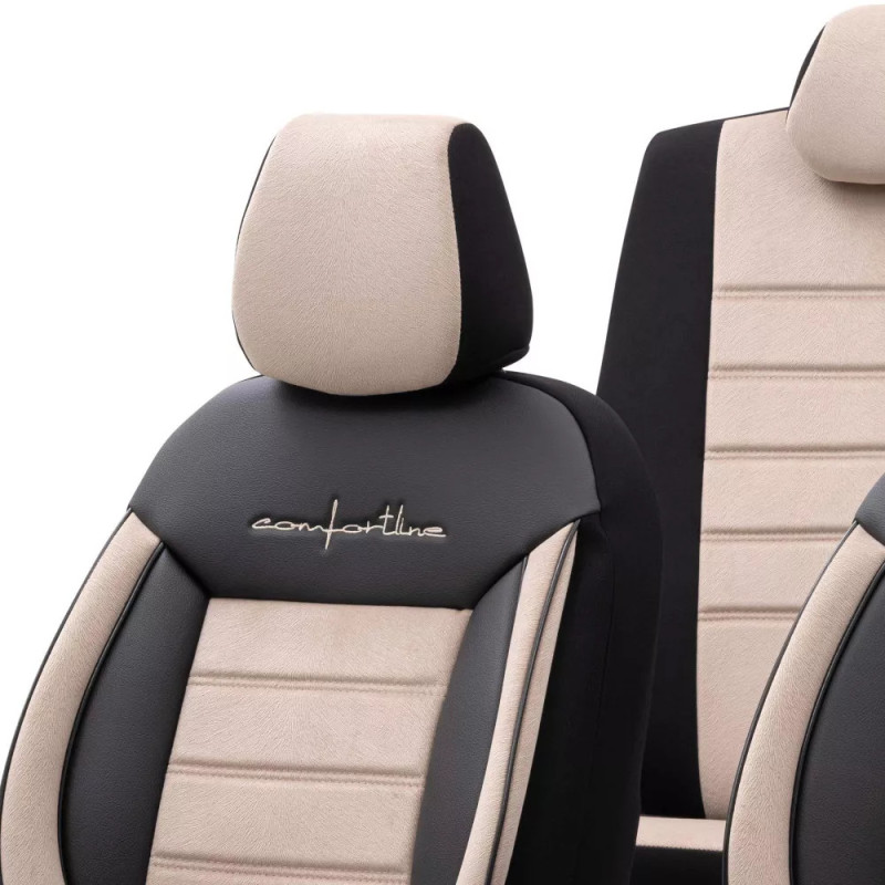 Car seat cover CMF216 Beige / Black