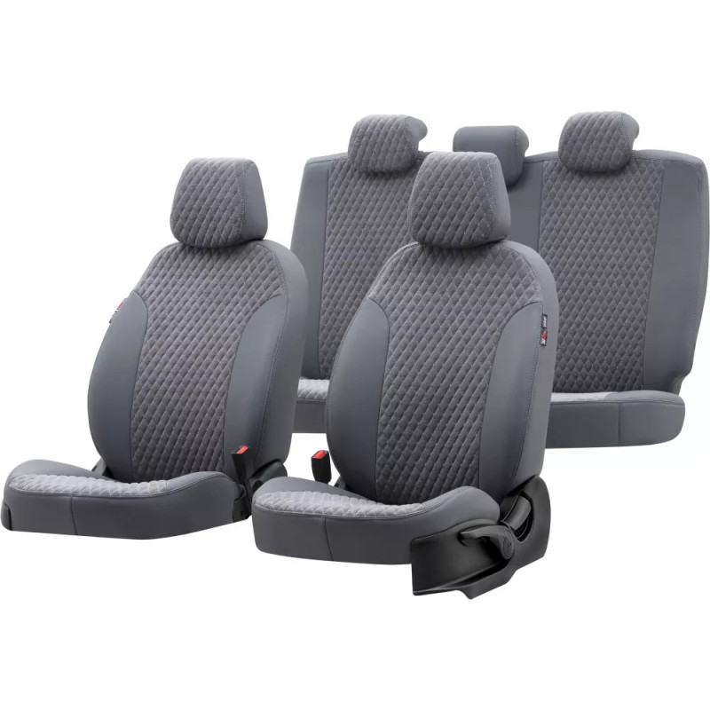 Automašīnas sēdekļa pārvalks VIP57-LS-103 Pelēks