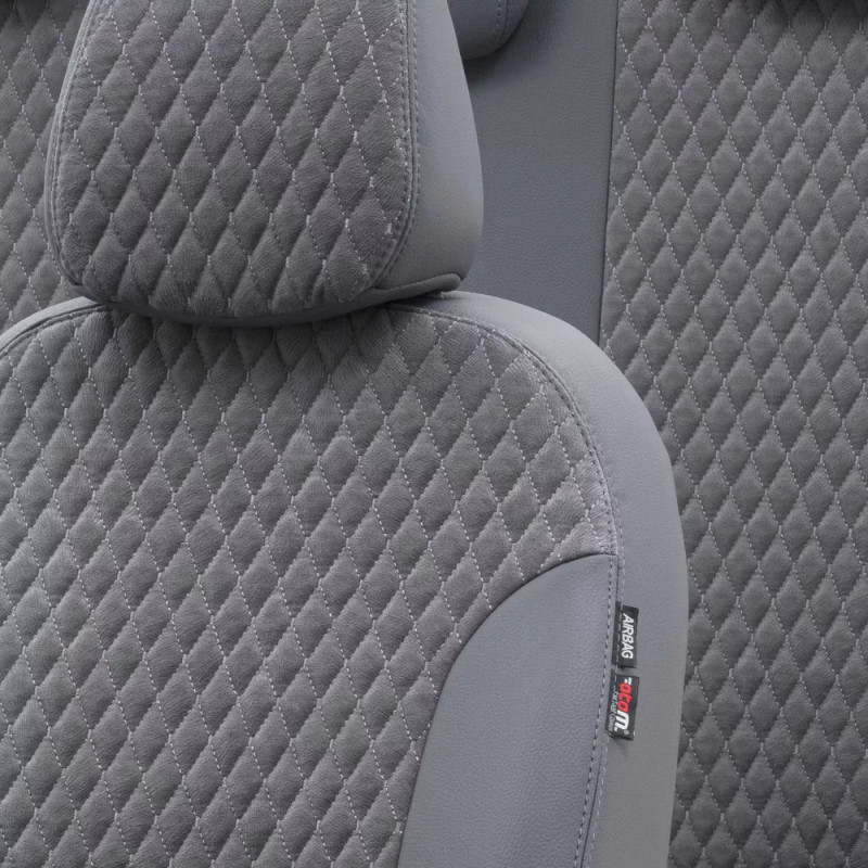 Automašīnas sēdekļa pārvalks VIP57-LS-103 Pelēks