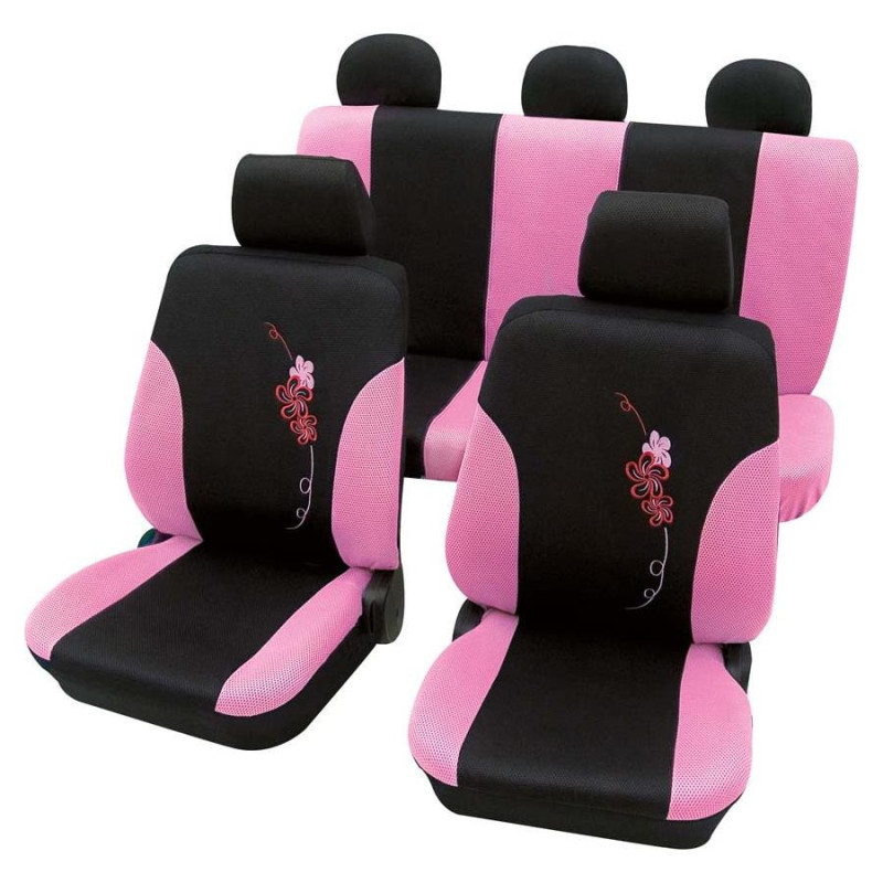 Чехол на сиденье автомобиля Flower pink