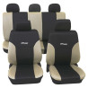 Car seat cover Wave beige