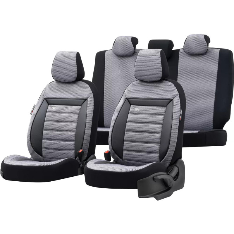 Car seat cover Prestige Gray / Black